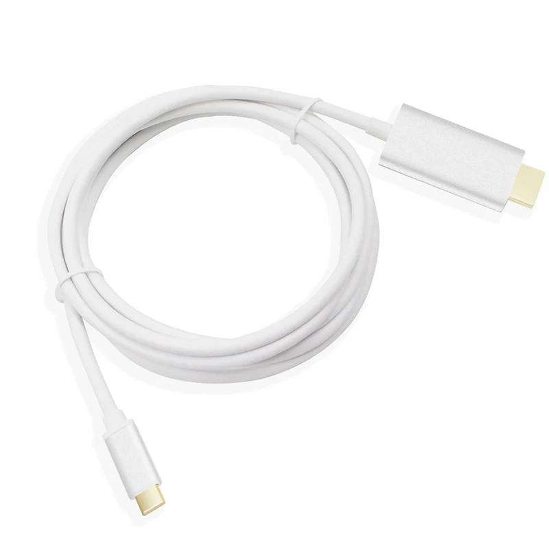 USB C Ÿ HDMI ̺, ƺ, Ｚ  S9, S8, Ʈ 9, ȭ P20 , USB-C HDMI , 1.8M